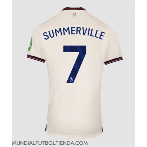 Camiseta West Ham United Crysencio Summerville #7 Segunda Equipación Replica 2025-26 mangas cortas